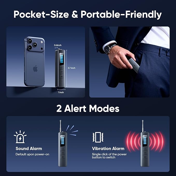 Qyzue Hidden Camera Detectors, Spy Camera Detector - Image 7