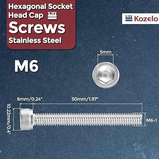 Kozelo 10pcs Socket Head Cap Screws - Image 2