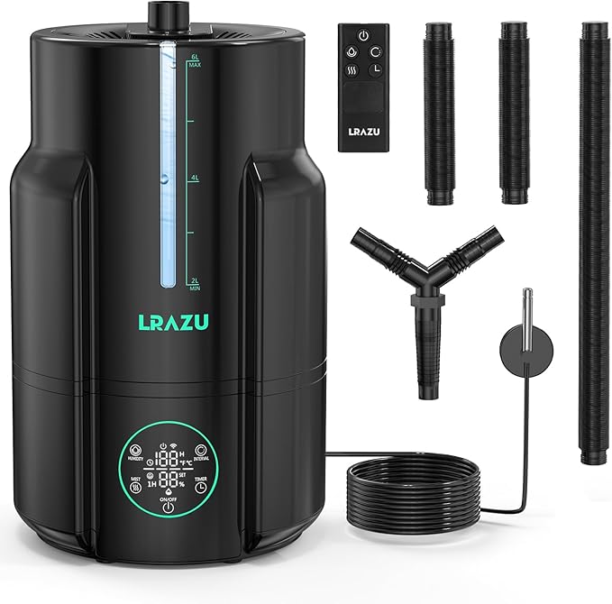 6L/1.59Gal Humidifier for Plants, Reptile Fogger Mister by LRAZU