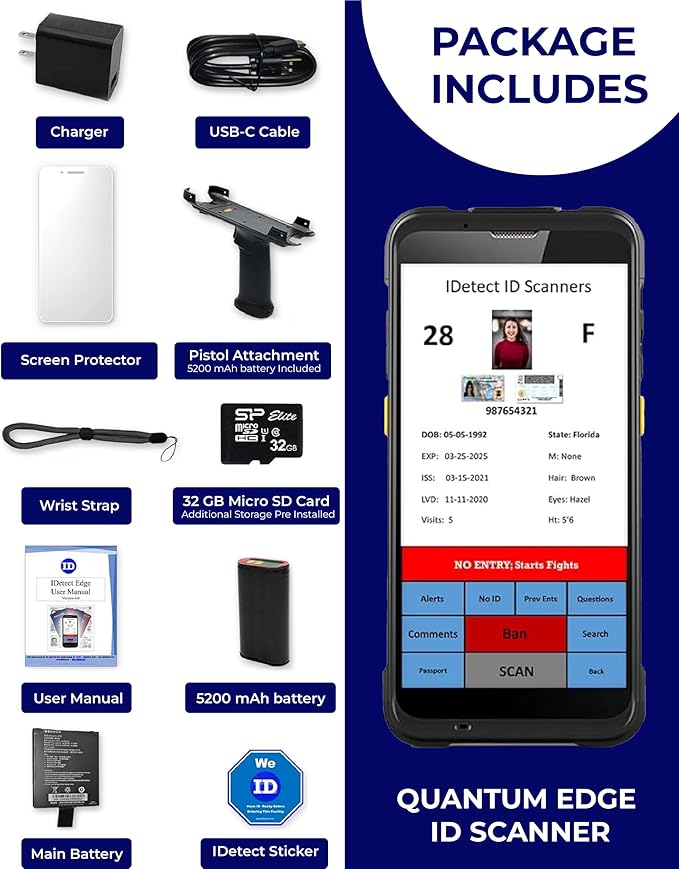 ID Scanner - Drivers License and Passport Scanner and Reader - Age Verification - Image 6