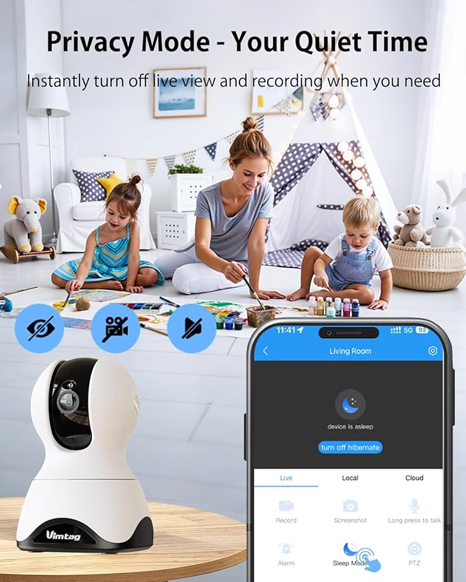 VIMTAG Indoor Pet Camera, 2.5K Dog Camera - Image 13