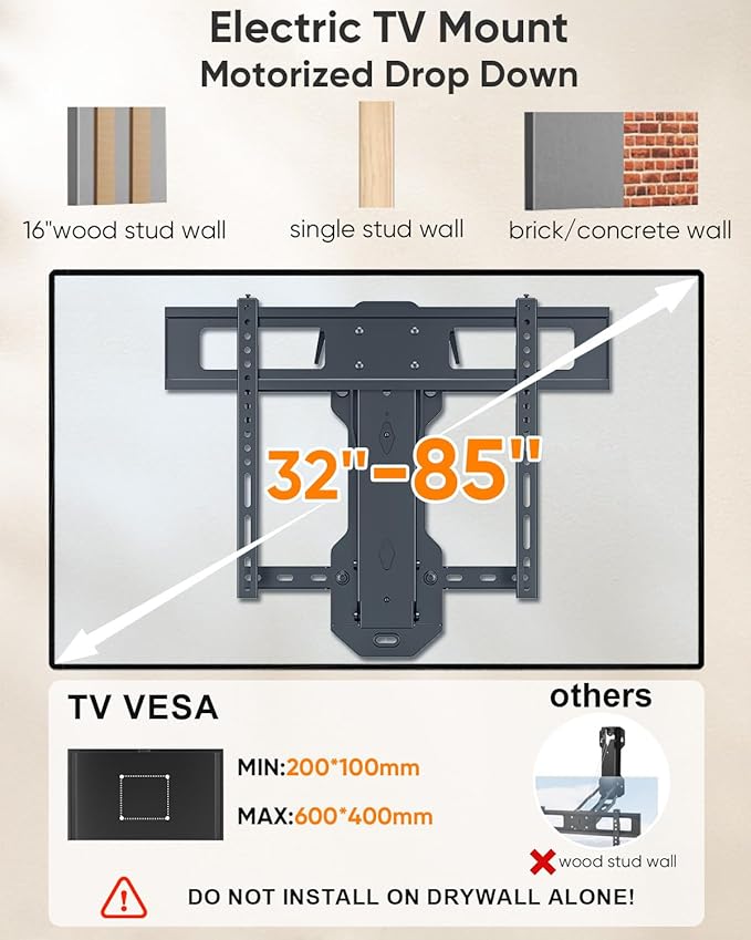 WHYFONE Motorized TV Mount - Image 2