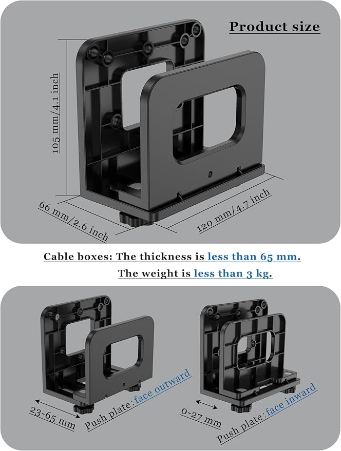 NOTMBESTM Adjustable Wall Mount Shelf Holder - Image 4