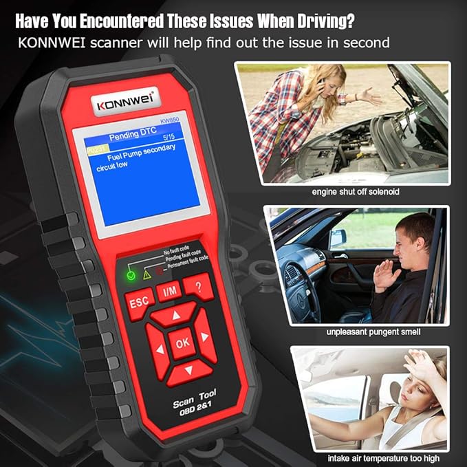 KONNWEI KW850 Professional OBD2 Scanner Auto Code Reader Diagnostic Check - Image 4