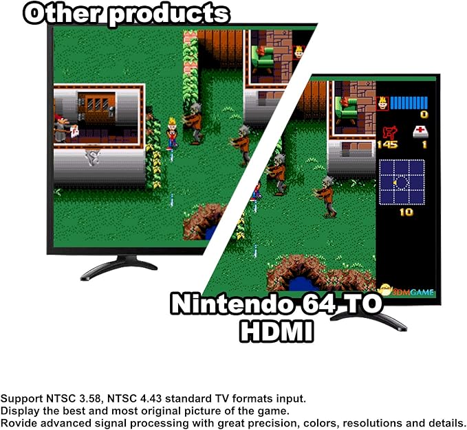 Azduou N64 to HDMI Converter Converts N64 Game Console Video Signal to HDMI - Image 5