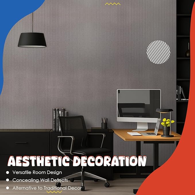 5 Pack Acoustic Panels, 47.2x23.6x0.4 inch Acoustical Wall Panels, Large - Image 5