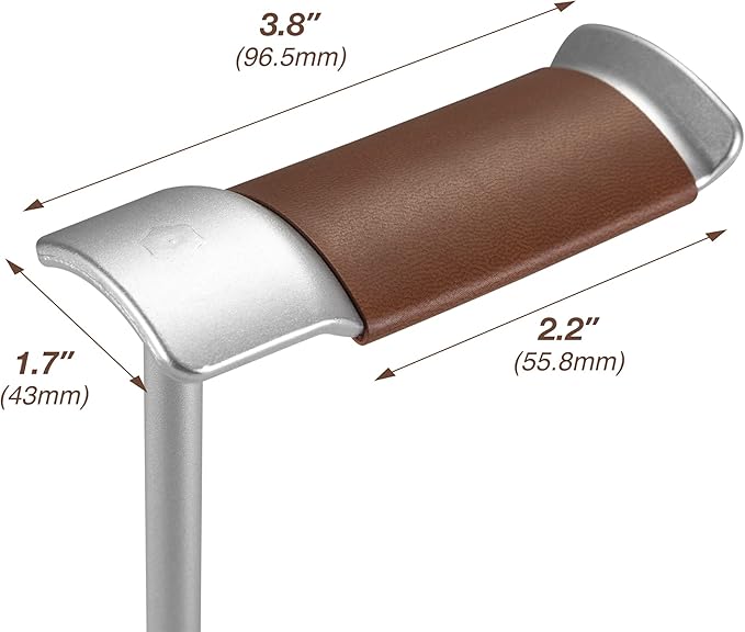 AVLT Universal Slim Aluminum Alloy Desktop Headphone Stand Anti-Slip Headset - Image 5