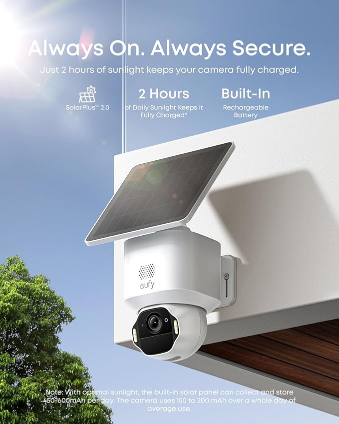 eufy Security SoloCam E42 2-Cam Kit, 4K Security Camera Wireless Outdoor - Image 6