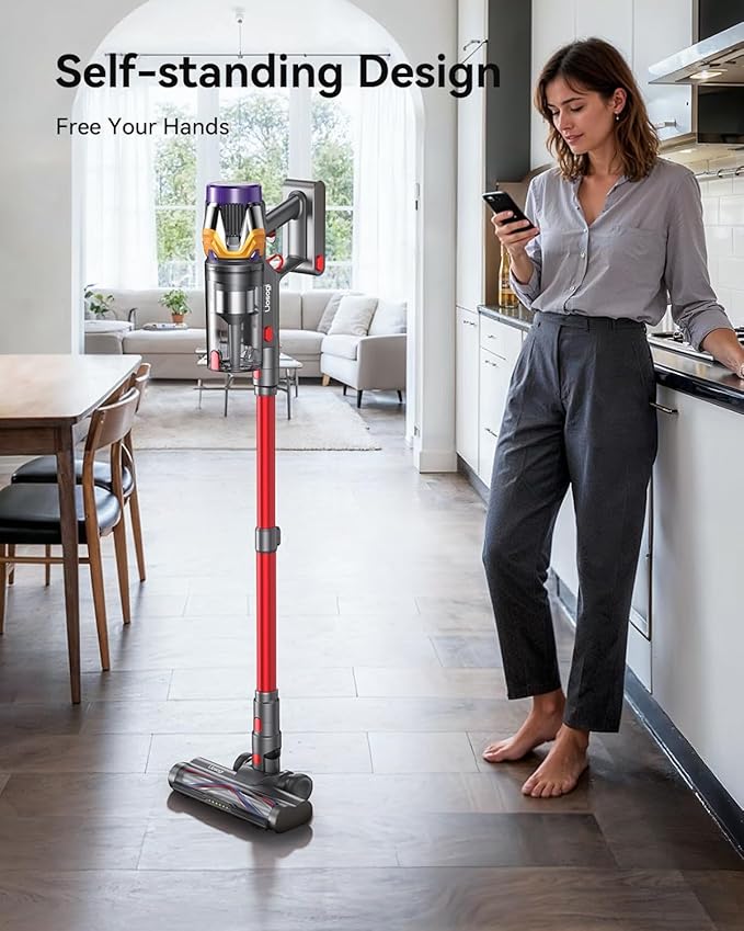 Cordless Vacuum Cleaner, Upgraded 55KPA 650W 70Mins Stick Vacuum - Image 7