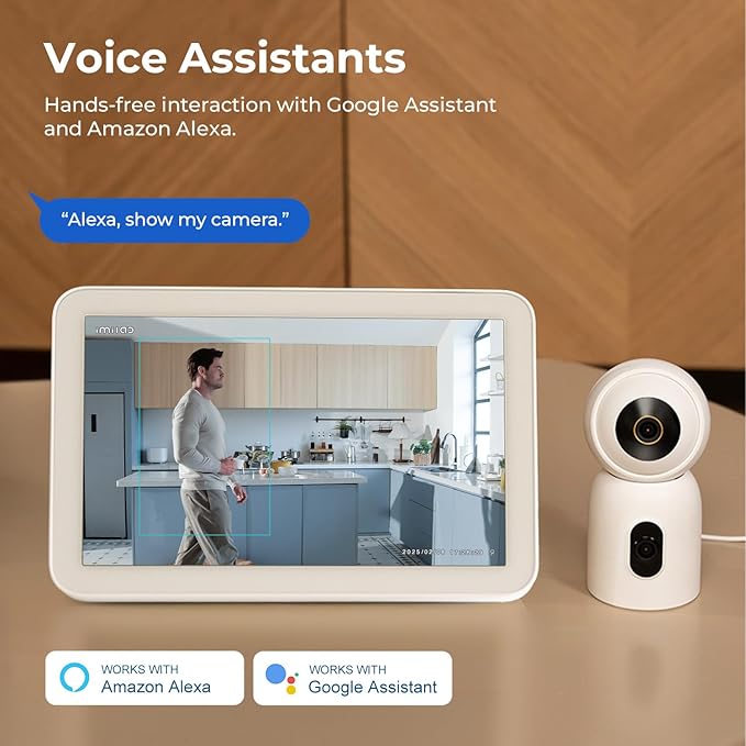 IMILAB C30 Dual Security Camera Indoor, 3K+3K Lens Pet/Baby Monitor Camera - Image 9