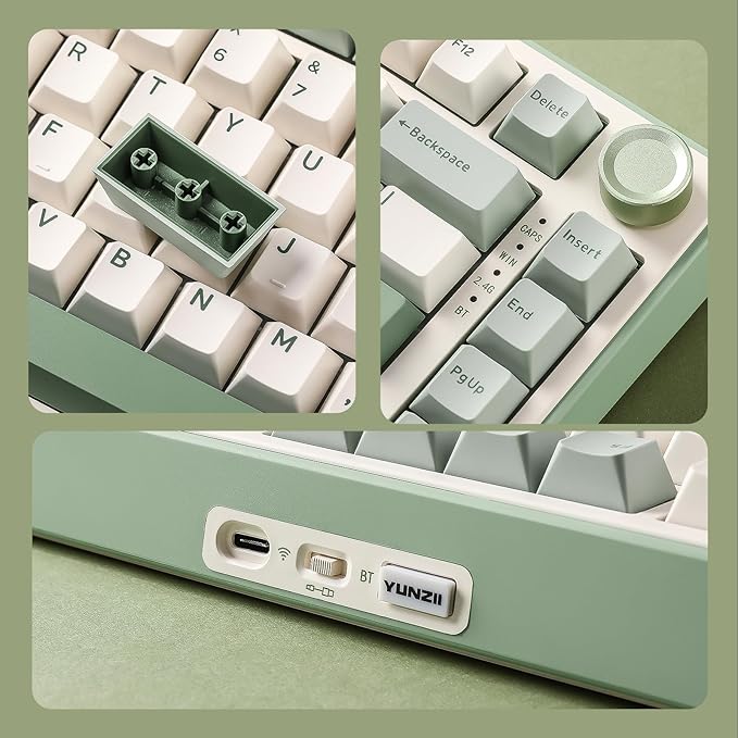 YUNZII B75 PRO Wireless Mechanical Keyboard, 75% Layout - Image 8