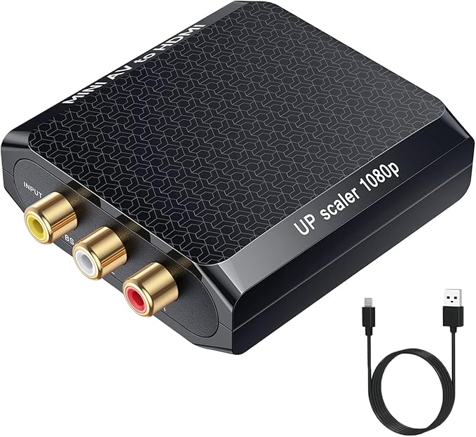 WENTER AV to HDMI Converter, 1080P RCA to HDMI Adapter, Mini Composite CVBS by Wenter