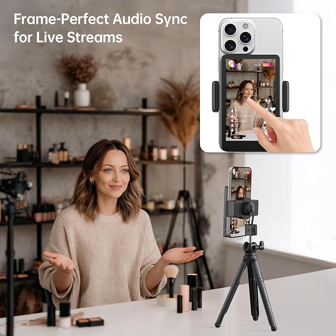 Vlog Selfie Monitor Screen for iPhone 16 and Below, Young Master Magnetic - Image 5