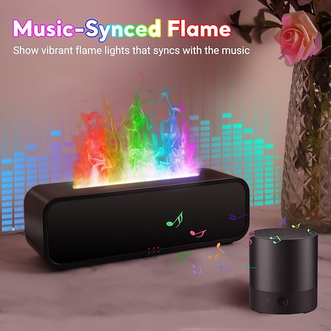 Essential Oil Diffuser, 250ml Flame Oil Diffuser - Image 2