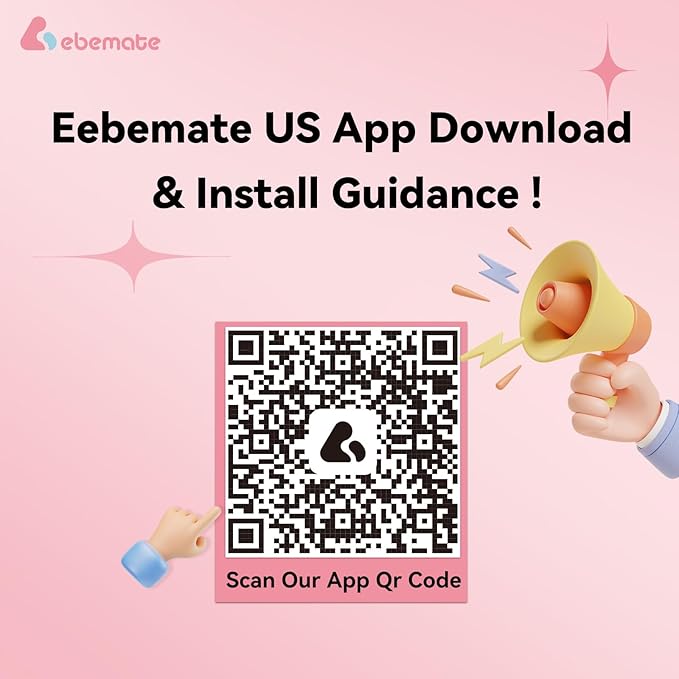 ebemate WiFi Video Baby Monitor, 2.8" Display - Image 3