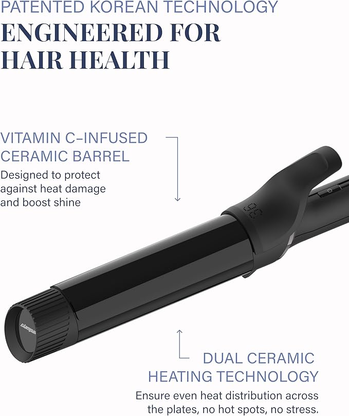 GLAMPALM Curling Iron 1 1/4" - Image 3