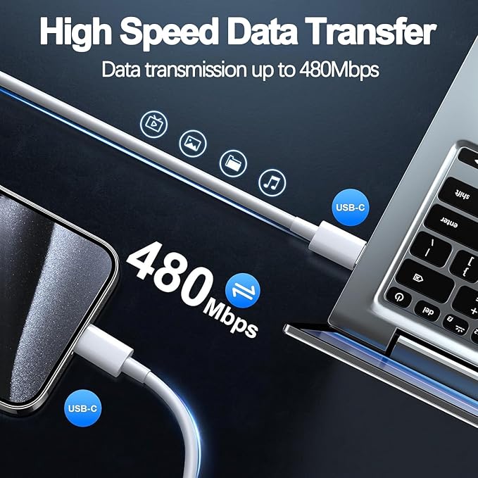 iPhone 17 16 15 Charger, USB C Charger Fast Charging - Image 8