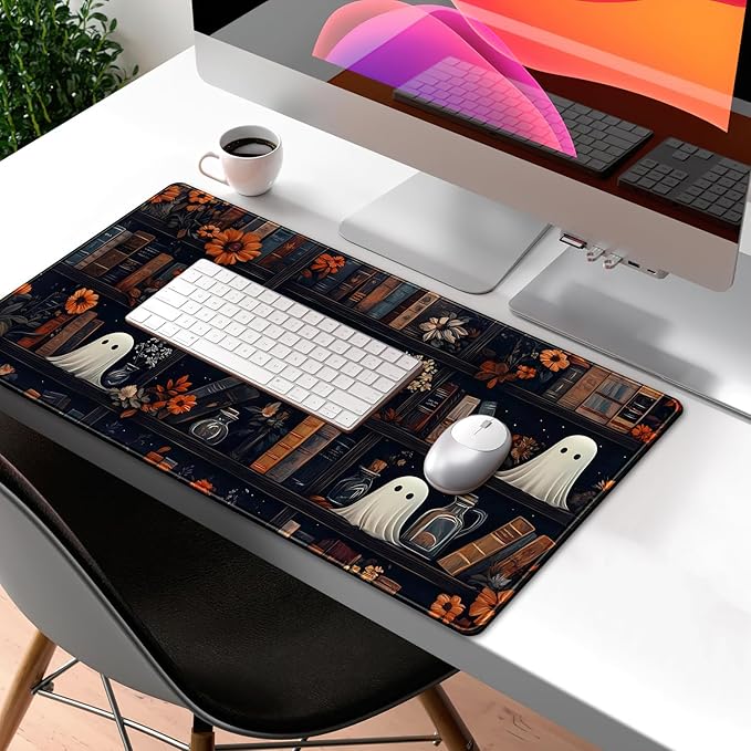 LuckyCow Cute Vintage Gothic Desk Mat Kawaii Dark Academia Desk Pad Medieval - Image 7