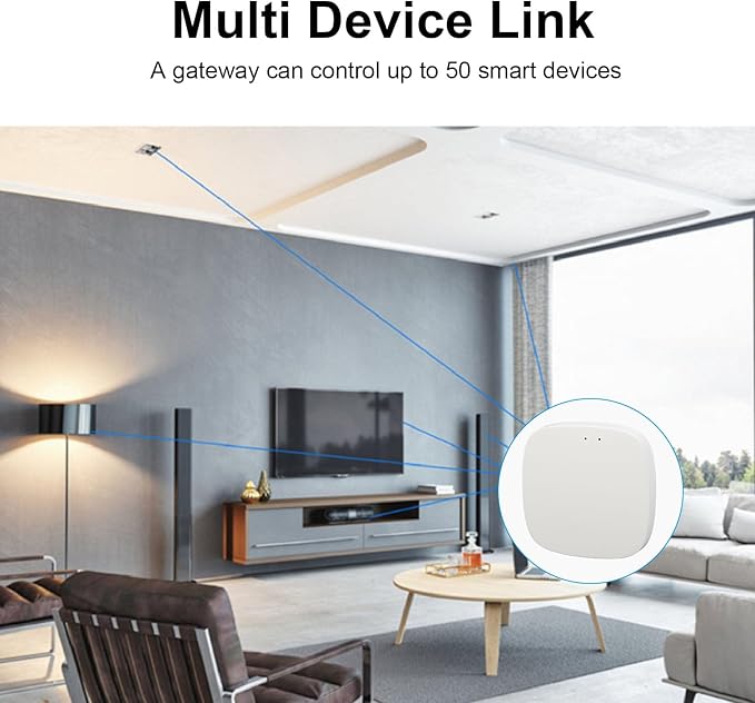 TOOLSGO For Zigbee Smart Gateway for Tuya APP Remote and Voice Control Wireless - Image 3