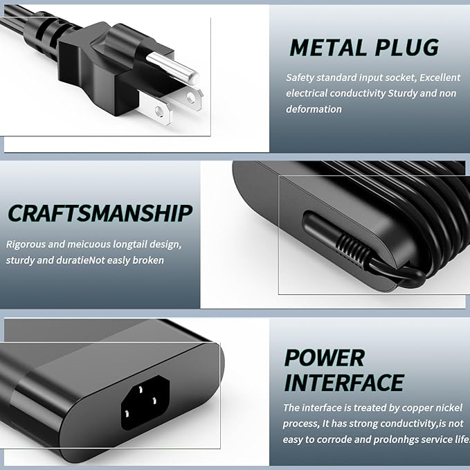 280W 20V 14A AC Laptop Charger Compatible - Image 4