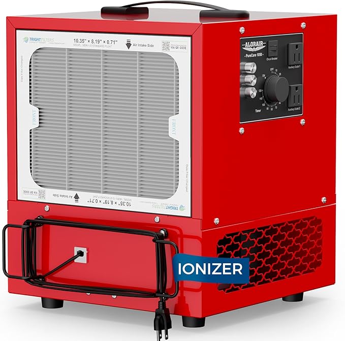 ALORAIR Portable Air Filtration System Built-In Ionizer, 180° Air Intake by ALORAIRSOLUTIONSINC0J0DC