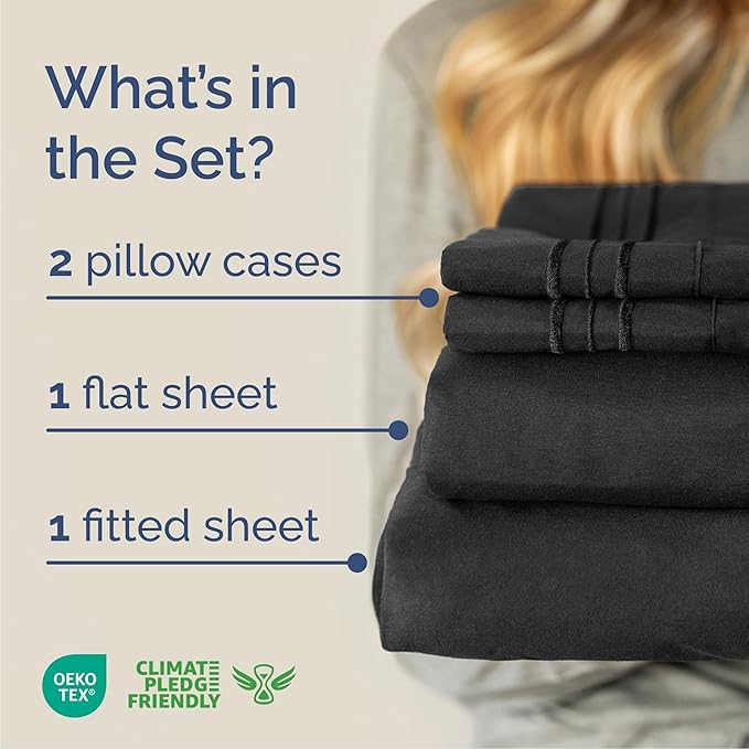 Queen Size 4 Piece Sheet Set - Image 2