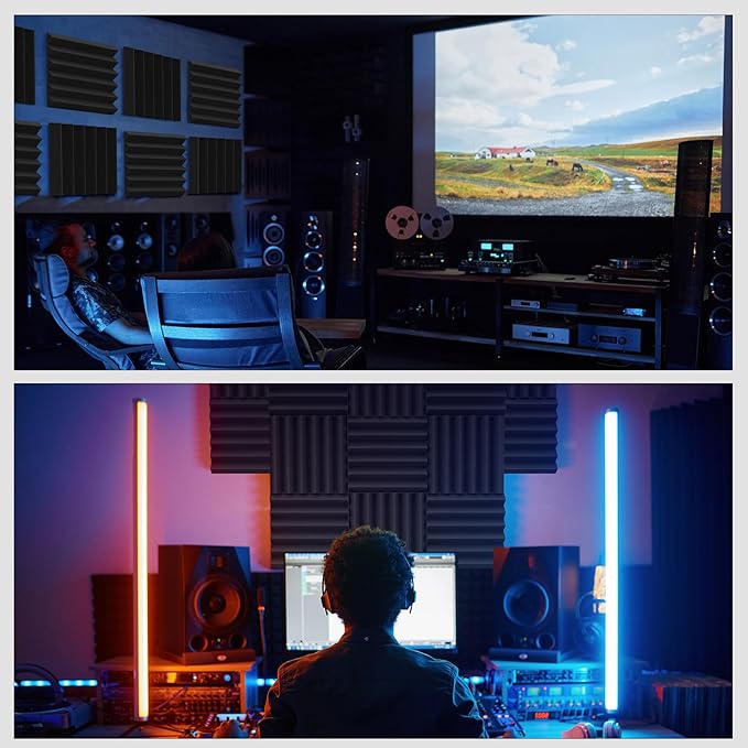 JBER 24 Pack Sound Proof Acoustic Foam Panels - Image 6