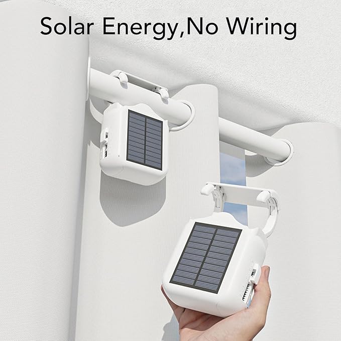 ZIZEV Solar Powered Smart Curtain Motor, APP Remote Control Automatic Curtain - Image 2