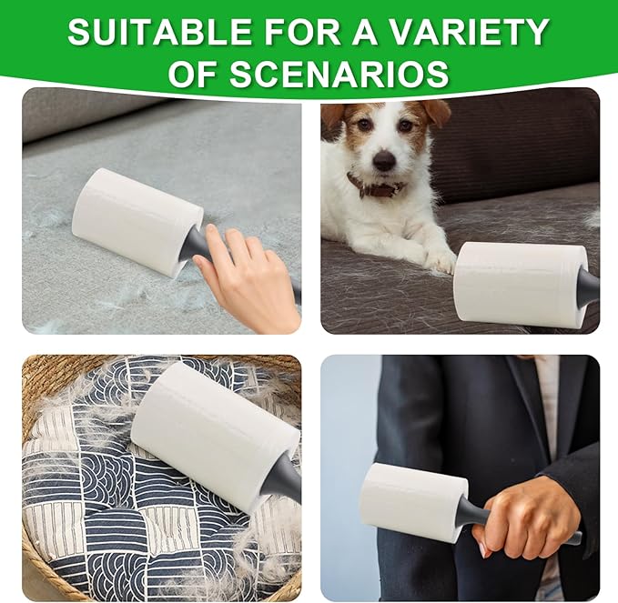 Lint Roller for Pet Hair 500 Sheets Extra Sticky Pet Hair Remover for Clothes - Image 6