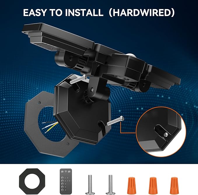 PURICH LED Security Lights Motion Sensor Outdoor Lights, 5000K Daylight - Image 9