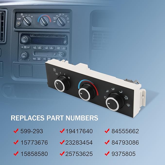 DICMIC Front A/C Heater Climate Control Module Compatible - Image 2