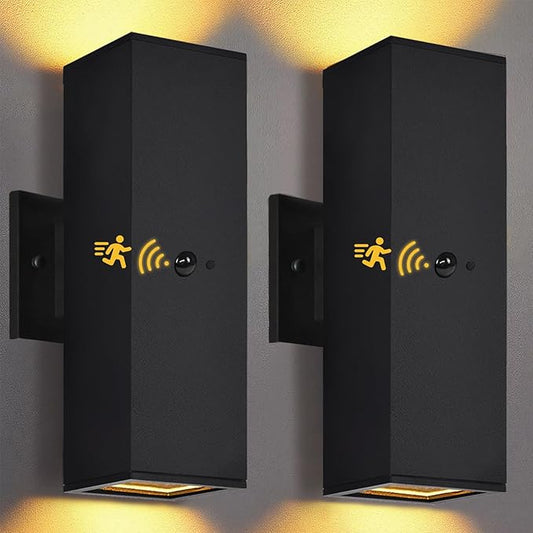 wowlite Motion Sensor Outdoor Wall Lights, Dusk to Dawn Outdoor Lighting by wowlite
