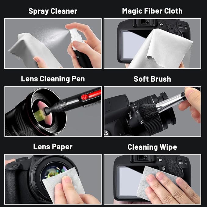 Camera Lens Cleaning Kit with Pro 10x Sensor Swabs, Sensor Cleaner, Compatible - Image 5