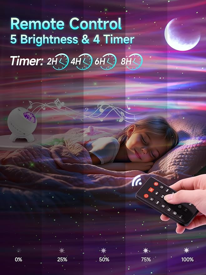 Northern Lights Projector, 300+Lighting Modes Galaxy Projector - Image 5