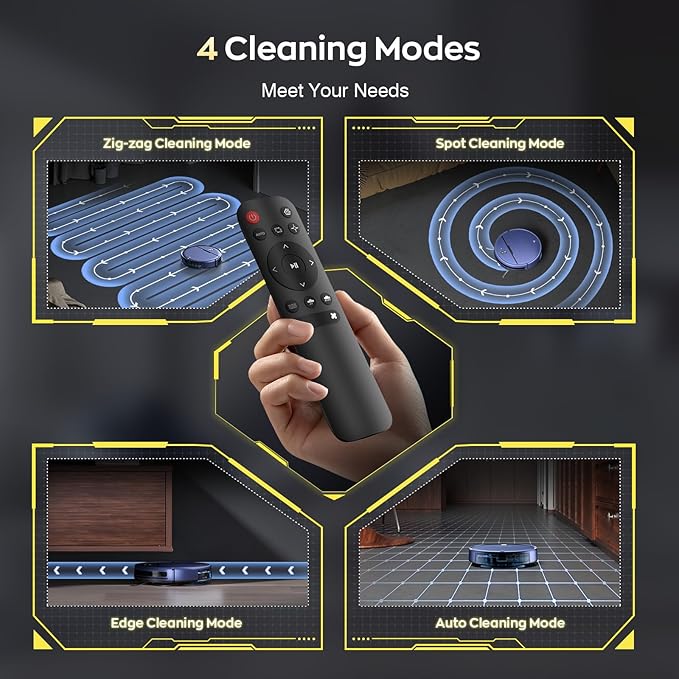 Robot Vacuum and Mop Combo, 2 in 1 Robotic Vacuums Cleaner - Image 8