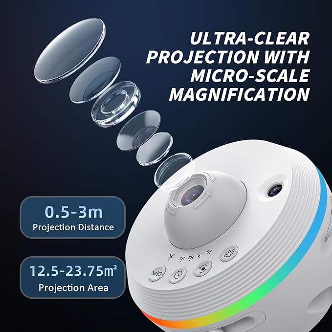 Ainael Galaxy Projector, Star Projectors Home Planetarium Space Ceiling Starry - Image 3