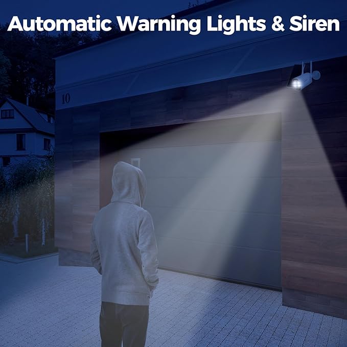 xmartO 100% Wire-Free Solar PTZ Home Security Camera System Wireless, 4-Set 2K - Image 8