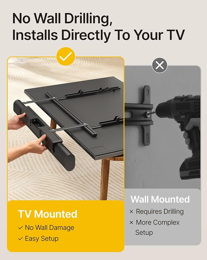 monTEK Soundbar Mount up to 22 lbs fits Sonos Arc/Arc Ultra/Beam/Ray/Playbar - Image 4