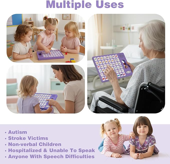 Joyreal AAC Device for Autism, Non Verbal Communication Tools for Speech - Image 7