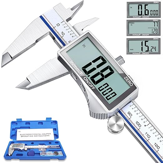 Kynup Digital Caliper Measuring Tool, Vernier Dial Caliper Digital Outside by SunhpMallLLC
