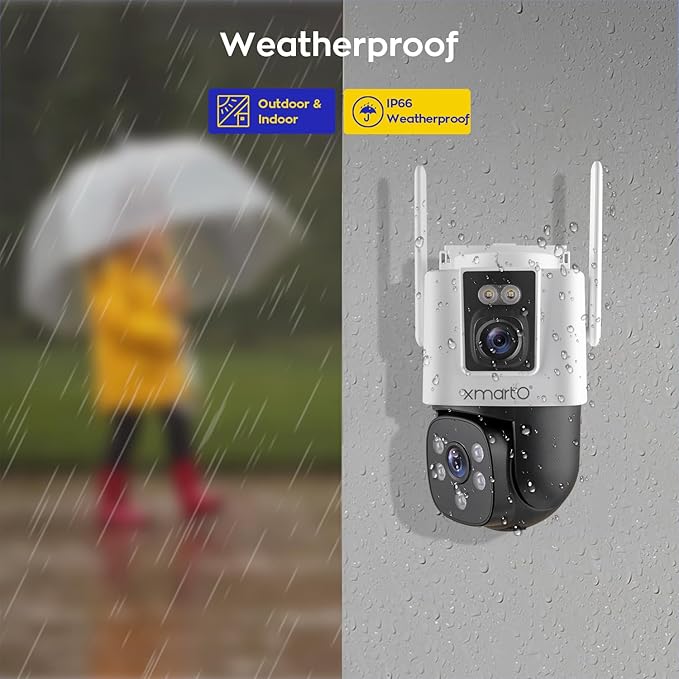 xmartO 6MP 2-in-1 WiFi Home Security Camera - Image 9