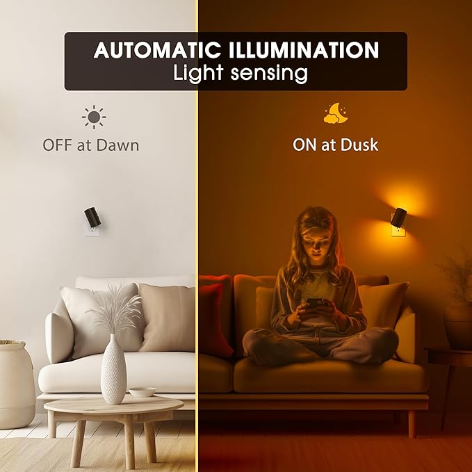 Briignite Night Lights Plug into Wall, 10-Color Changing RGB Night Light - Image 4