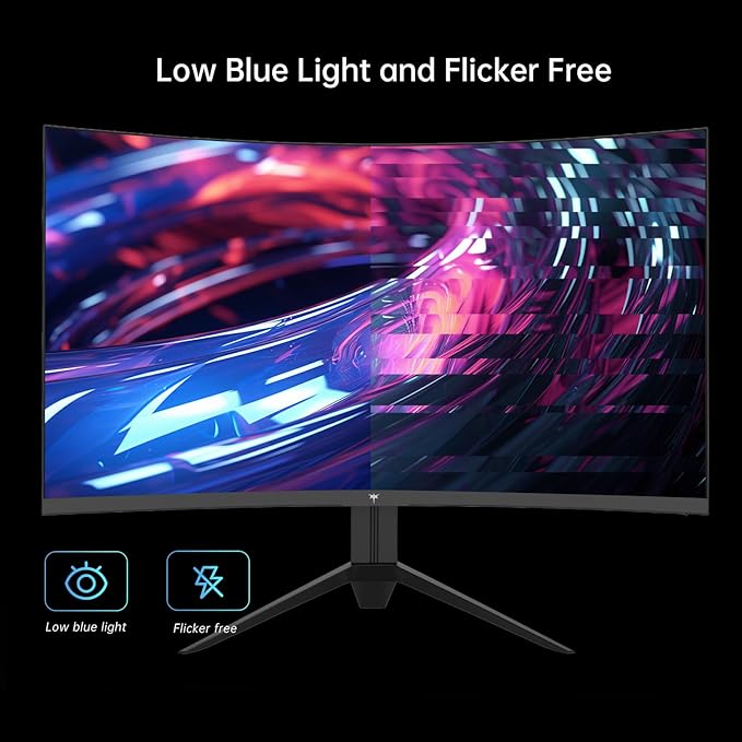 KTC 32 Inch FHD 1080p Curved Gaming Monitor - Image 7