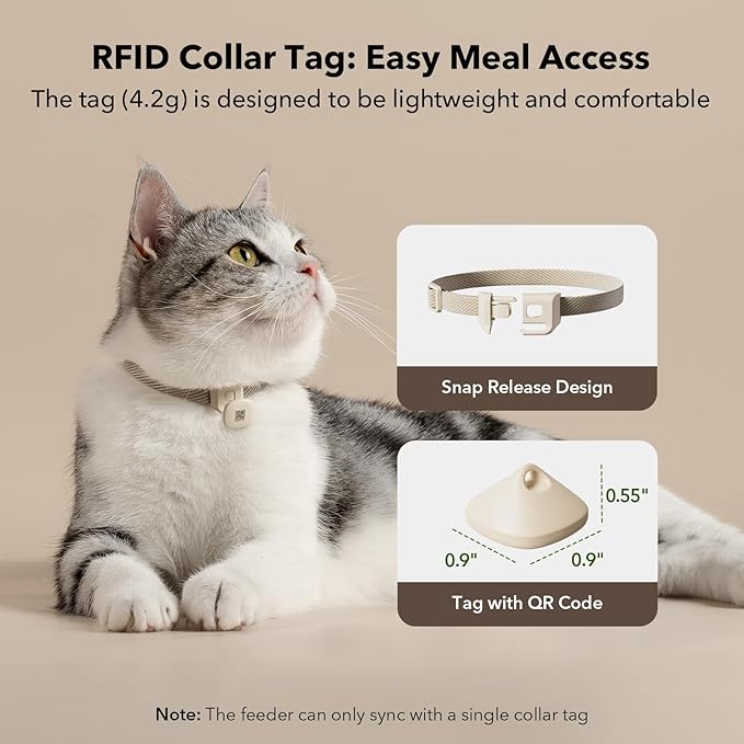 Bundle of PETLIBRO Upgraded RFID Automatic Cat Feeder, 2 Packs 5G Wi-Fi - Image 5