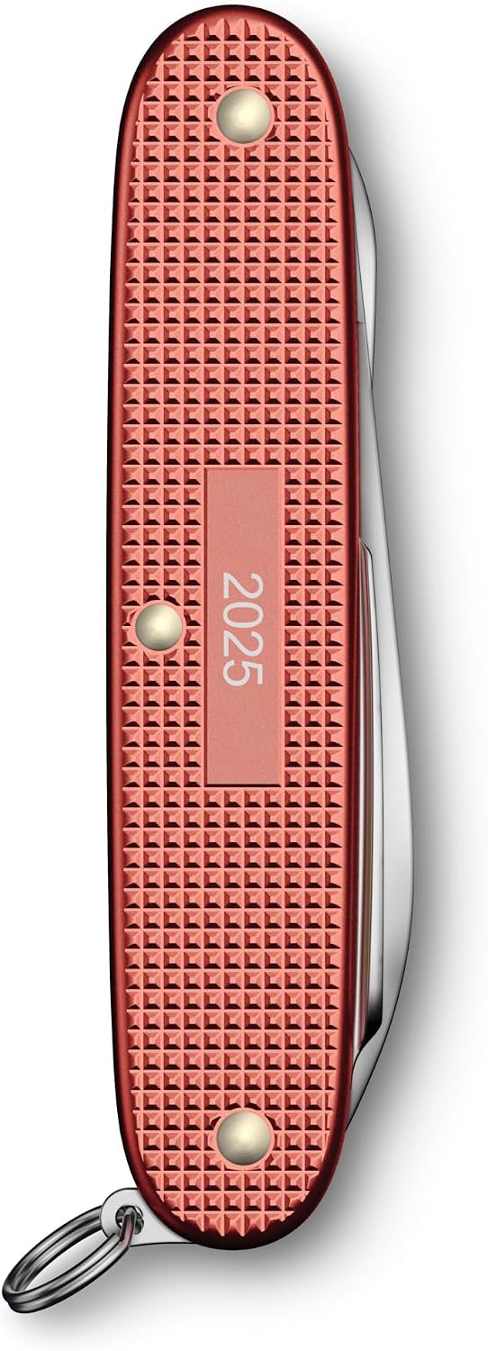 Victorinox Swiss Army Knife Pioneer X Alox Limited Edition 2025, Multitool, Swiss Army Knife, 9 Functions, Blade, Screwdriver, Red