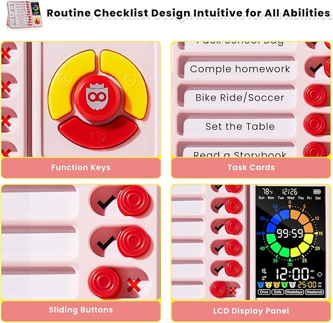 ADHD Tool for Kids, 5-in-1 Visual Timer - Image 7
