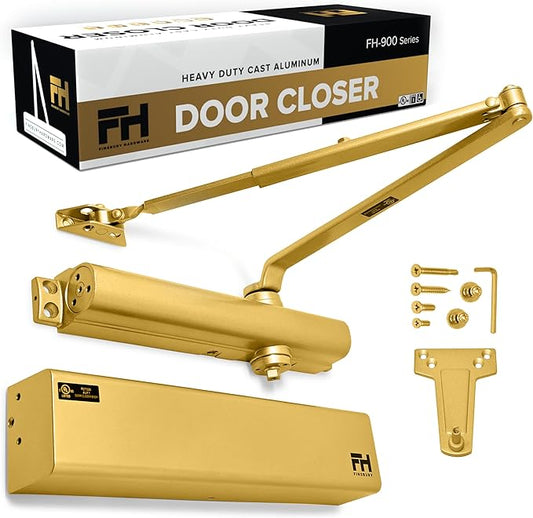 Commercial Door Closer Automatic Heavy Duty High Traffic Adjustable ANSI/BHMA by FINSBURYHARDWARE