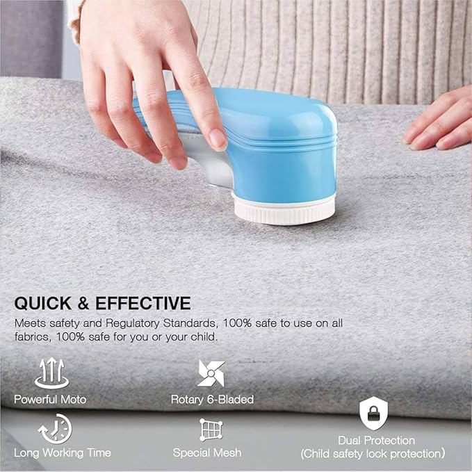 Fabric Shaver, Lint Remover for Clothes, Electric Lint Remover - Image 5