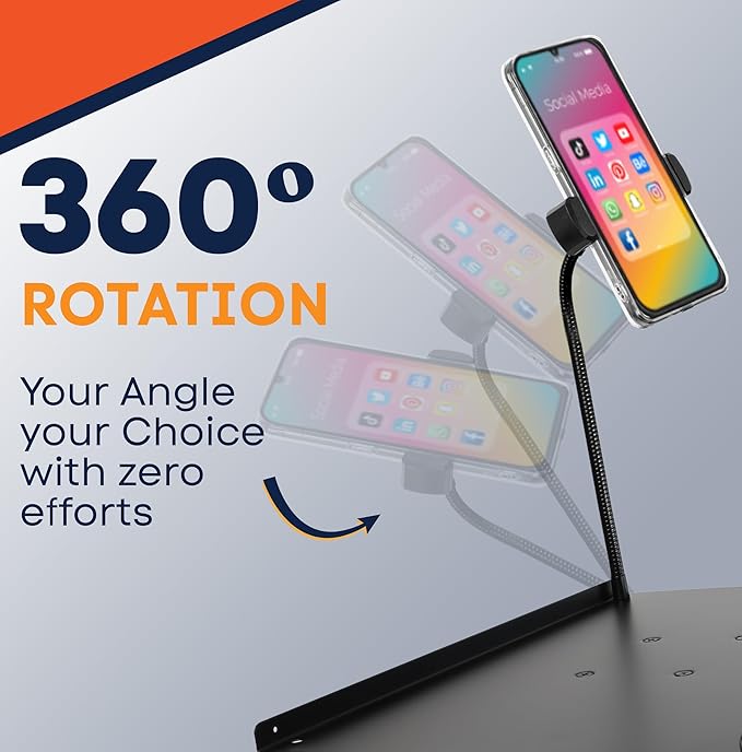 Prozipy Laptop & Projector Tripod Stand Adjustable Height 26 to 51” Wheely - Image 4