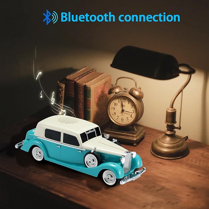 WS-1934 Retro Classic Car Bluetooth Replica Speaker – Wireless HD Sound - Image 4
